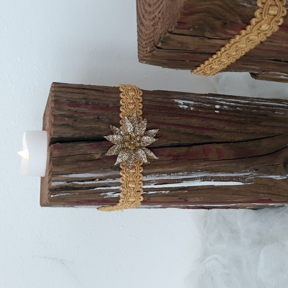 Farmhouse Rustic Wooden Candleholders Set of Three - Picture 4 of 5